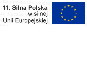 11. Silna Polska w silnej Unii Europejskiej